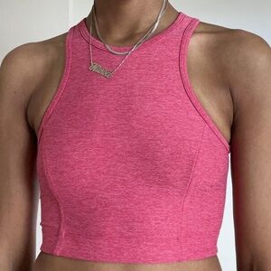 NWT OUTDOOR VOICES Athena Crop Top Tank in Flamingo Pink